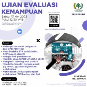 Evaluasi Kemampuan 13 Mei 2023